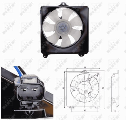 WILMINK GROUP ventilátor, motorhűtés WG1720631