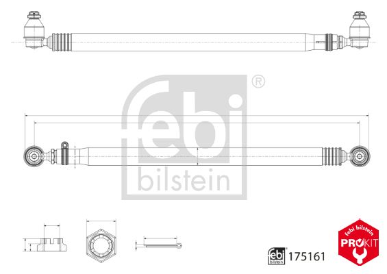 FEBI BILSTEIN 175161 Tie Rod