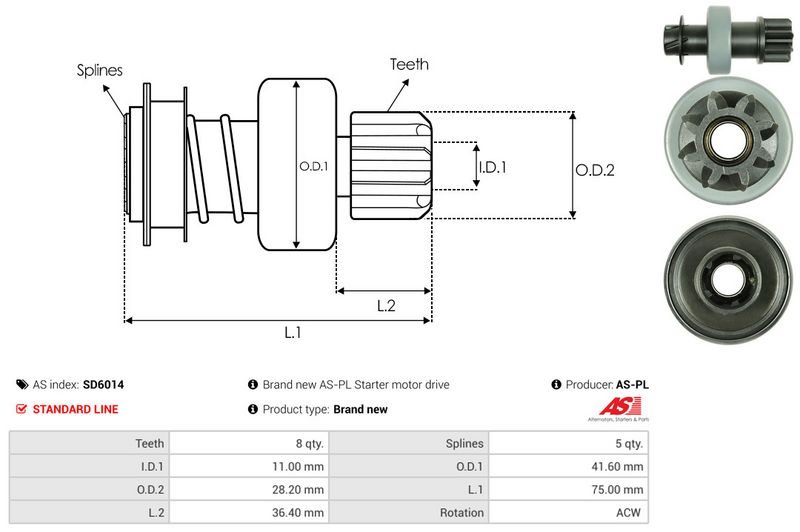 Vabajooks, starter, AS-PL SD6014
