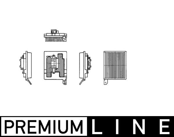 MAHLE Regelaar, interieurventilator ABR 32 000P