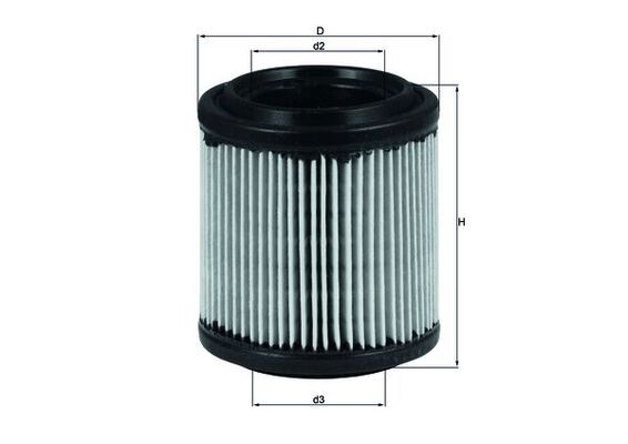 MAHLE Luchtfilter LX 279