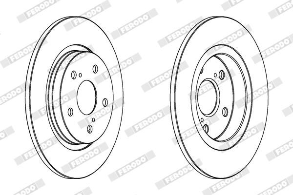 FERODO DDF1755 Brake Disc
