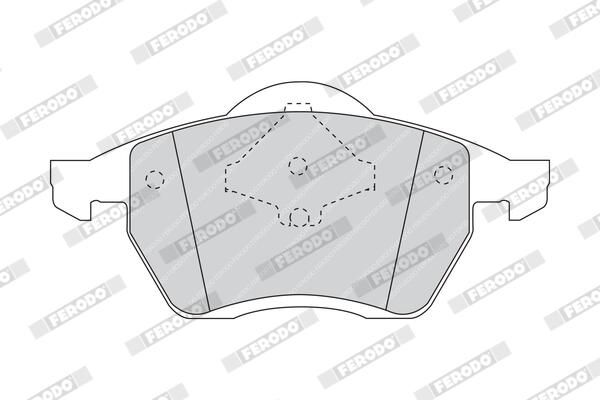 FERODO FDB1055 Brake Pad Set, disc brake
