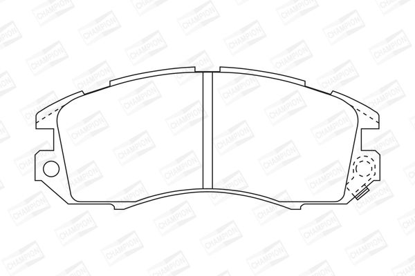 CHAMPION SUBARU тормозные колодки передний Subaru Impreza,Legacy 89-00