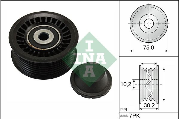 Schaeffler INA Szíjtárcsa/vezetőgörgő, hosszbordás szíj 532 0668 10