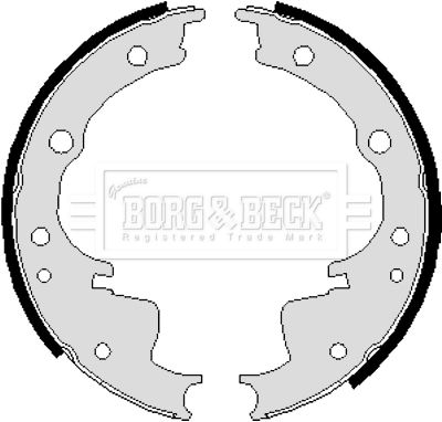 BORG & BECK fékpofakészlet BBS6013