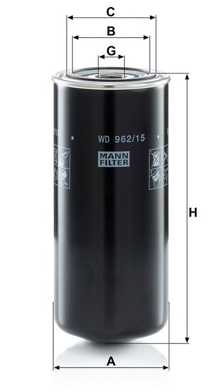 MANN-FILTER WD962/15 Oil Filter