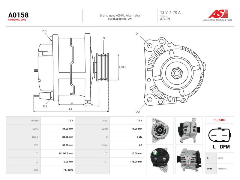 Generaator, AS-PL A0158