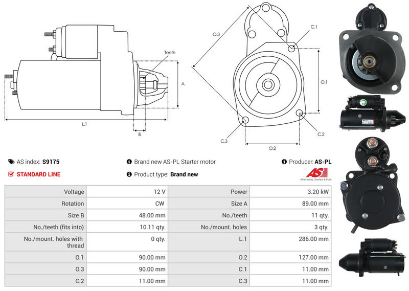 AS-PL S9175 Starter