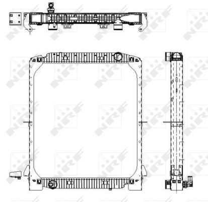 NRF 509567 Radiator, engine cooling