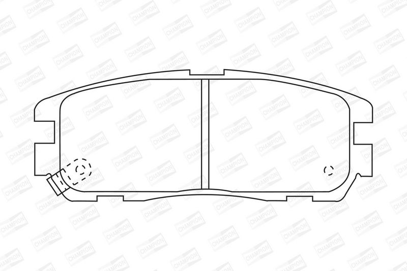 CHAMPION Plaquettes de frein à disque 572221CH