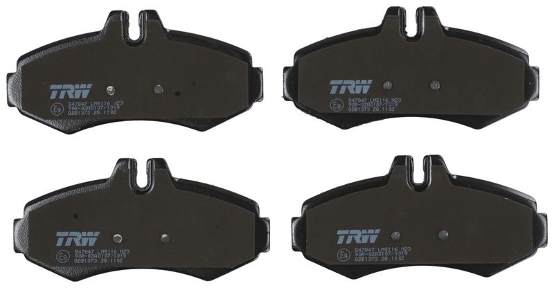 TRW GDB1373 Brake Pad Set, disc brake