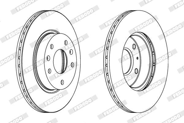FERODO DDF1151 Brake Disc