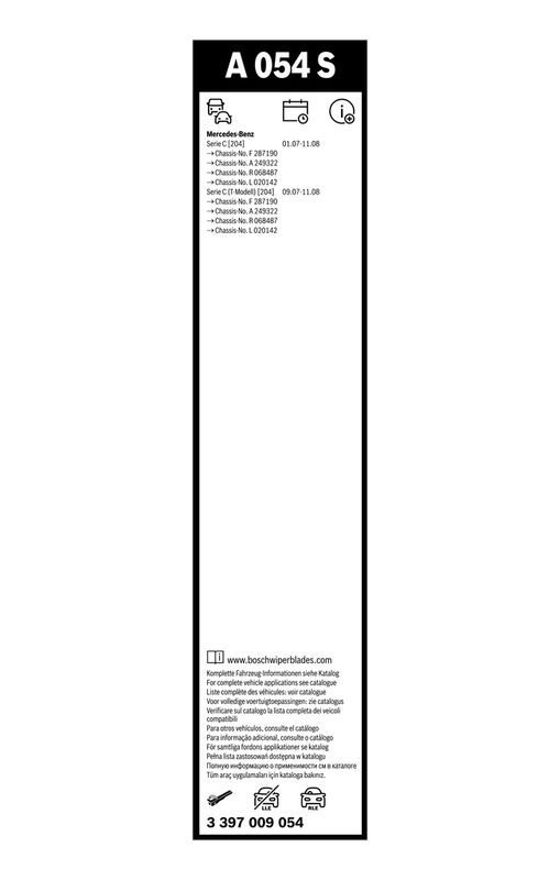 BOSCH 3397009054 Wiper Blade
