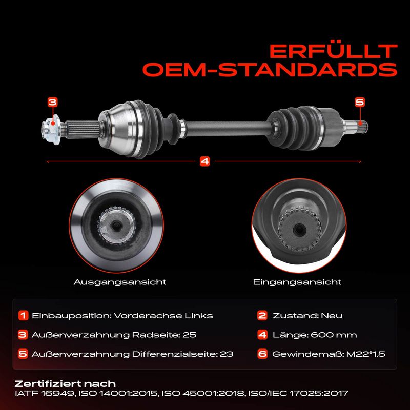 Frankberg 5481FB0010660 Drive Shaft