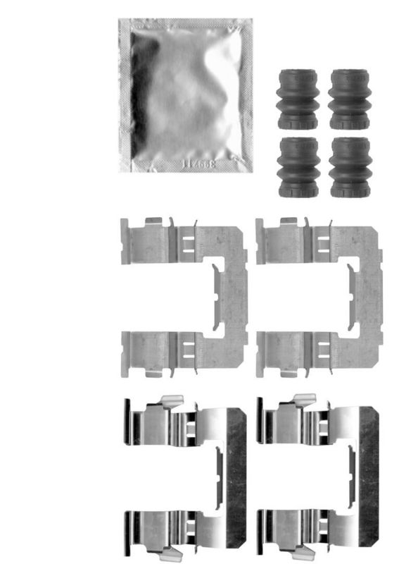 Kit de accesorios, pastillas de frenos