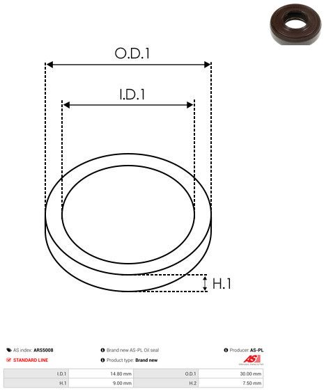 AS-PL ARS5008 Repair Set, alternator