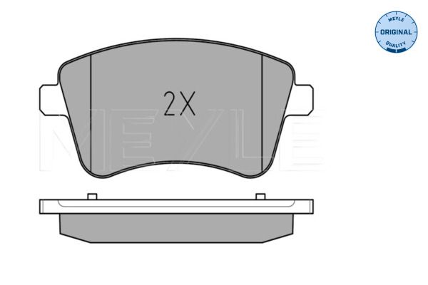 MEYLE 025 251 8419/W Brake Pad Set, disc brake