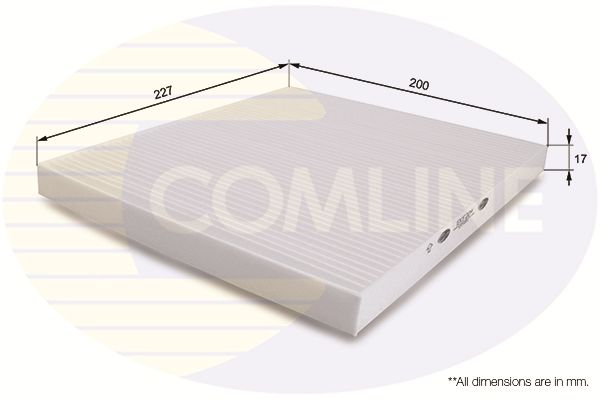 Фільтр, повітря у салоні Comline EKF204