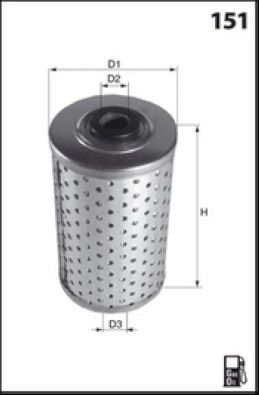 MISFAT Filtre à carburant F615