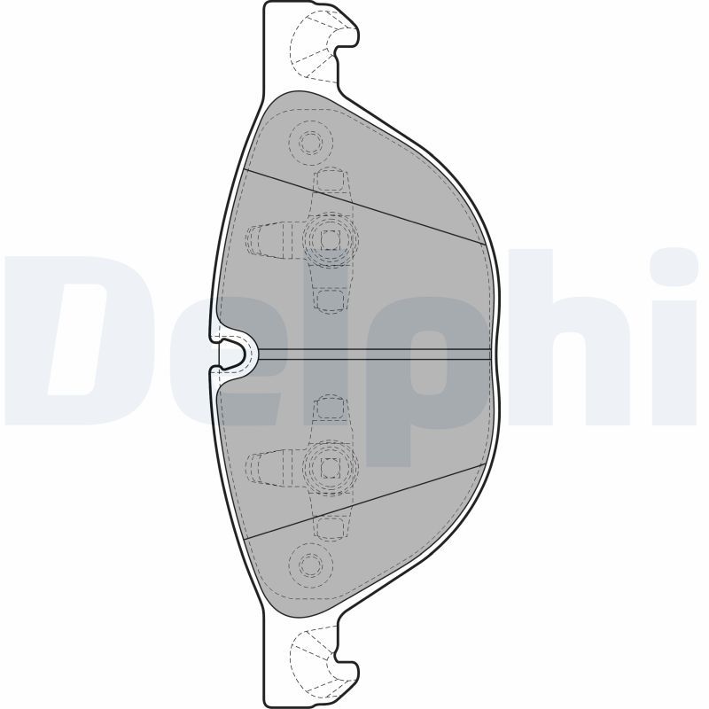 Delphi LP2091 Brake Pad Set, disc brake