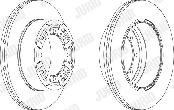 JURID 569269J Brake Disc