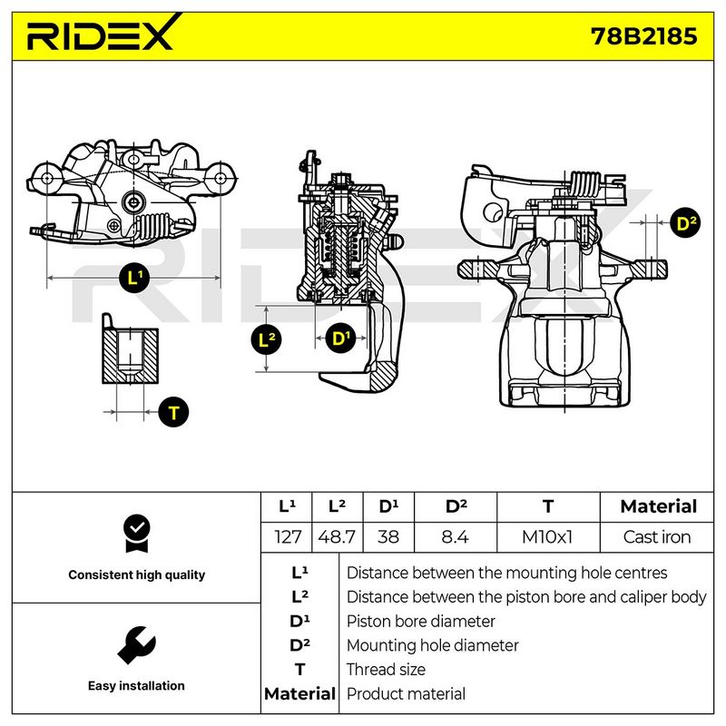 спирачен апарат RIDEX