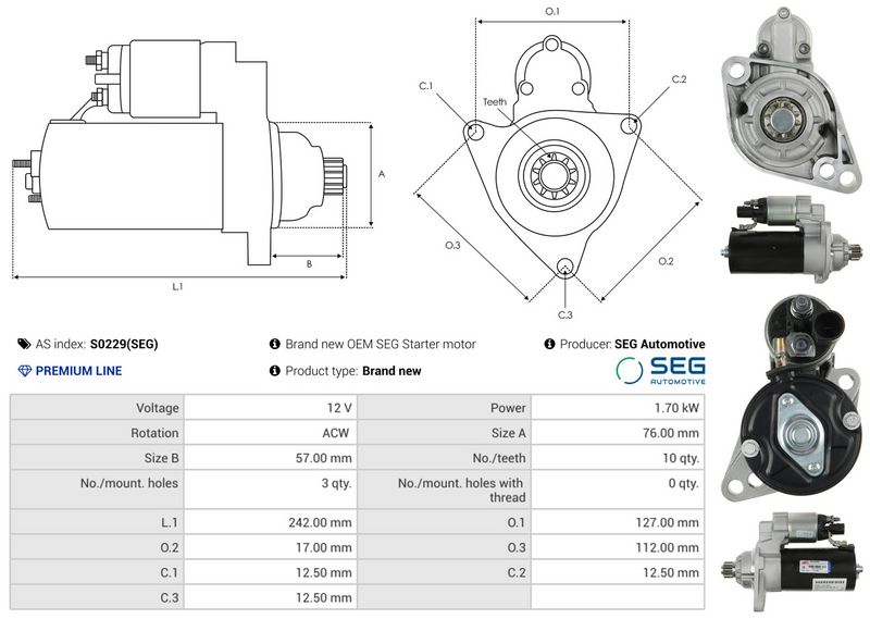AS-PL S0229(SEG) Starter