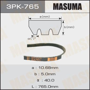 Поліклиновий ремінь, Masuma 3PK-765