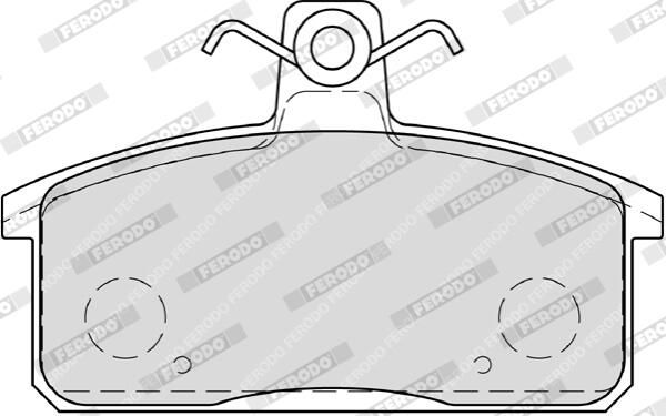 FERODO FDB4226 Brake Pad Set, disc brake