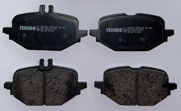 FERODO FDB5492 Brake Pad Set, disc brake