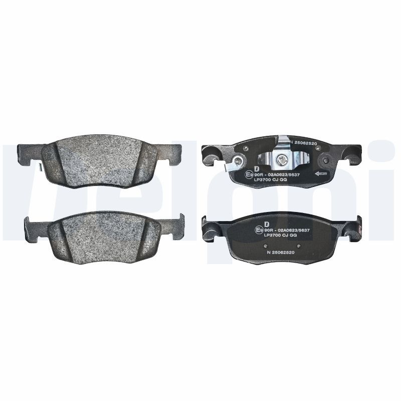 Piduriklotsi komplekt, ketaspidur, DELPHI LP3700