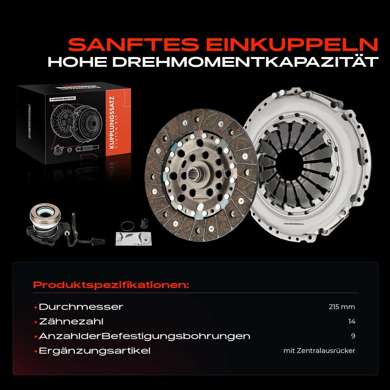Frankberg 5481FB0037540 Clutch Kit