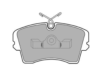 DELPHI LP352 Brake Pad Set, disc brake