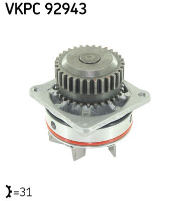 Водяний насос, Skf VKPC92943