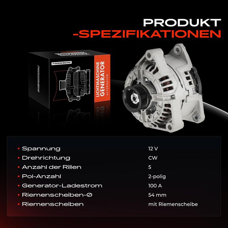 Frankberg 5481FB0029667 Alternator