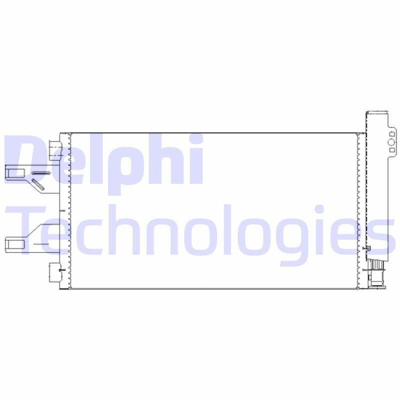 DELPHI CITROEN радиатор кондиционера Jumper, Fiat Ducato, Peugeot 2.0/3.0HDI 06-