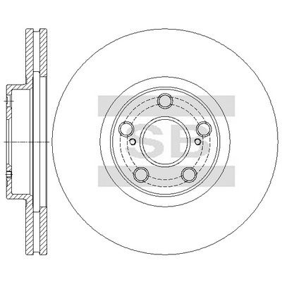 Гальмівний диск, Hi-Q SD4046