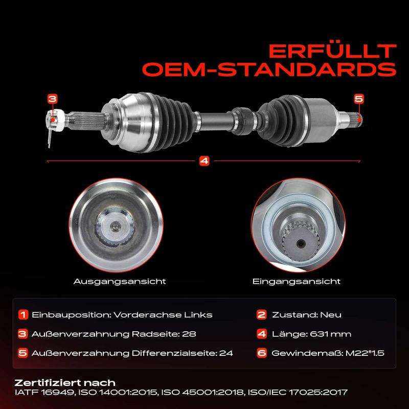 Frankberg 5481FB0010674 Drive Shaft