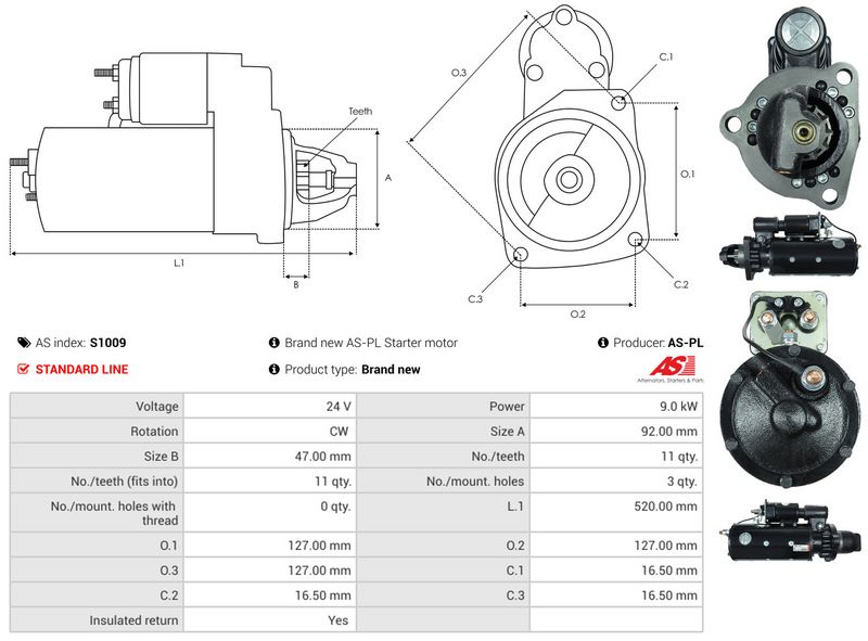 AS-PL S1009 Starter
