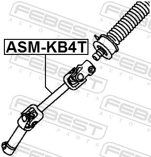 FEBEST ASM-KB4T Steering Shaft