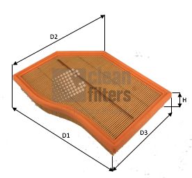 Повітряний фільтр, Clean Filters MA3493