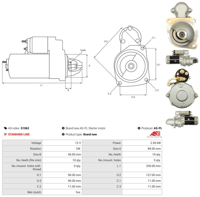 Starter, AS-PL S1062