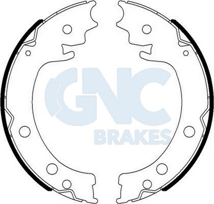 1-GNC G1093 - Brake Shoe Set