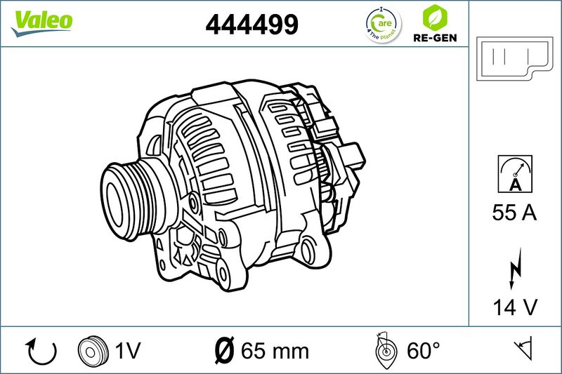 VALEO Dynamo / Alternator 444499