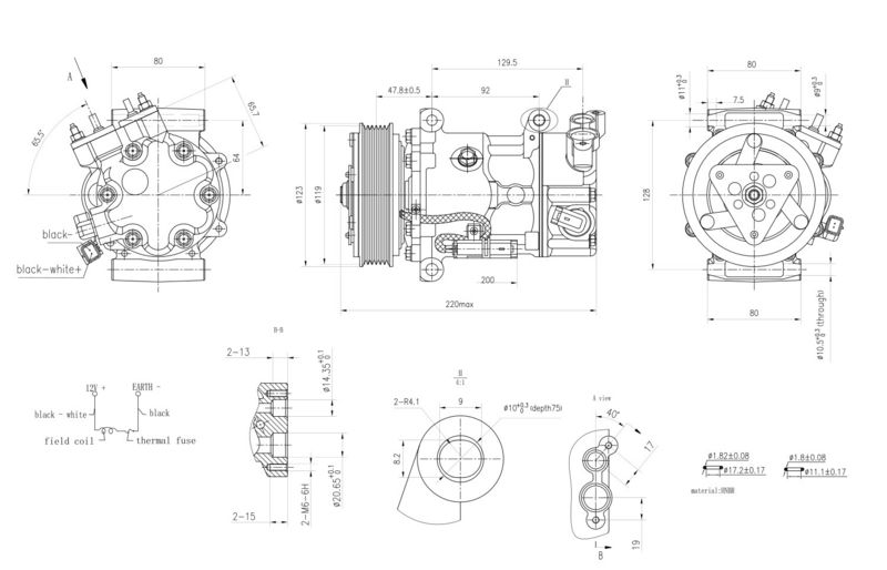 Kompresor, klimatizace 8FK 366 200-381