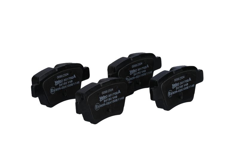Piduriklotsi komplekt, ketaspidur, VALEO 301702A