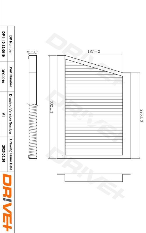 Filtru, aer habitaclu DP1110.12.0019 Dr!ve+