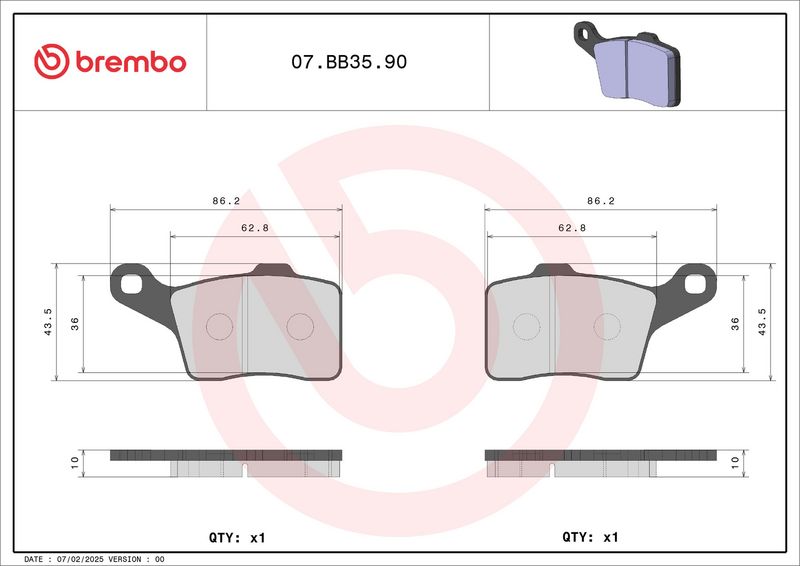 Bremsbelagsatz, Scheibenbremse