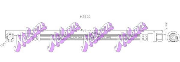 KAWE fékcső H3630